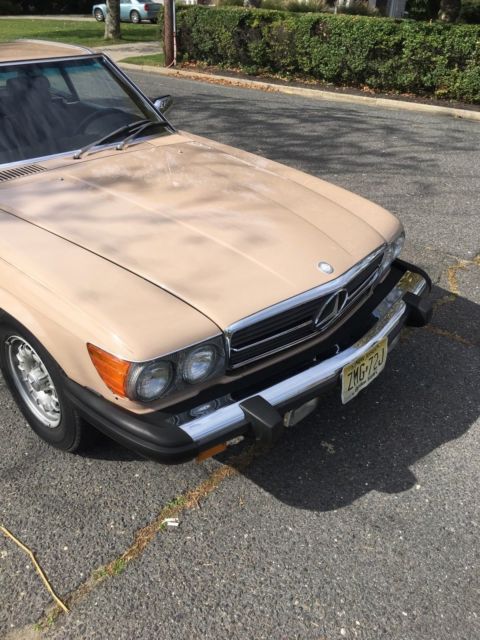 1984 Tan Mercedes-Benz SL-Class Convertible