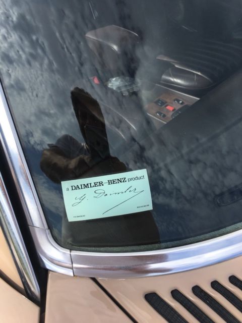 1984 Tan Mercedes-Benz SL-Class Convertible