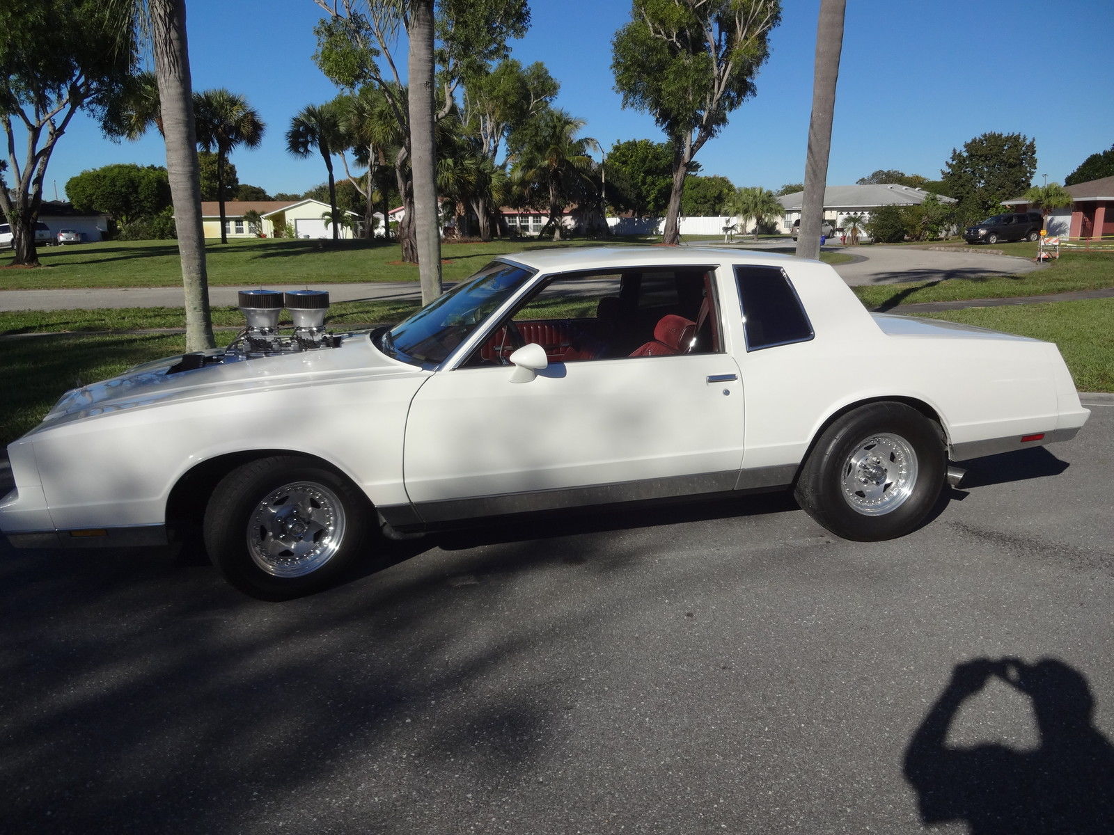 1984 White Chevrolet Monte Carlo Coupe