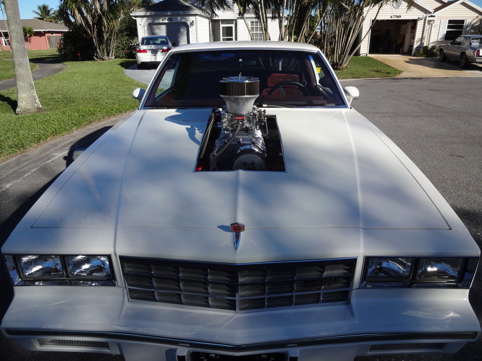 1984 White Chevrolet Monte Carlo Coupe
