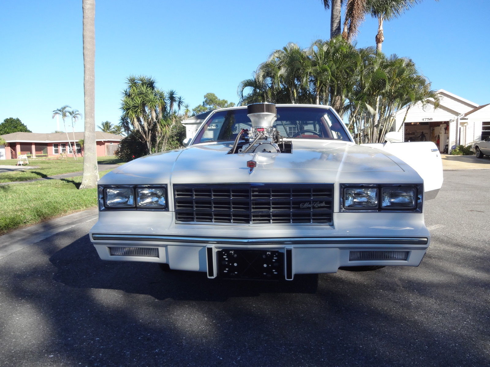 1984 White Chevrolet Monte Carlo Coupe