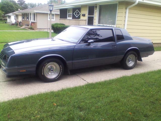 1984 Blue Chevrolet Monte Carlo Coupe