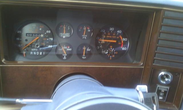 1984 Blue Chevrolet Monte Carlo Coupe