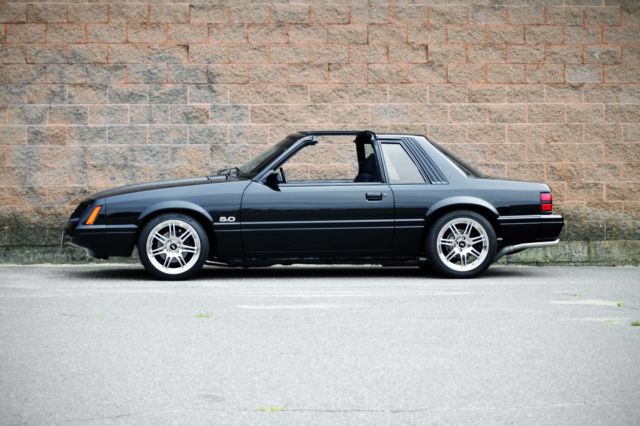 1984 Black Ford Mustang