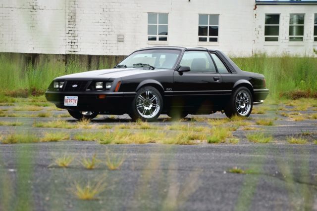 1984 Black Ford Mustang