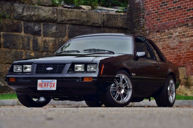 1984 Black Ford Mustang