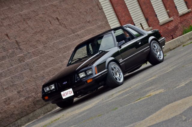 1984 Black Ford Mustang