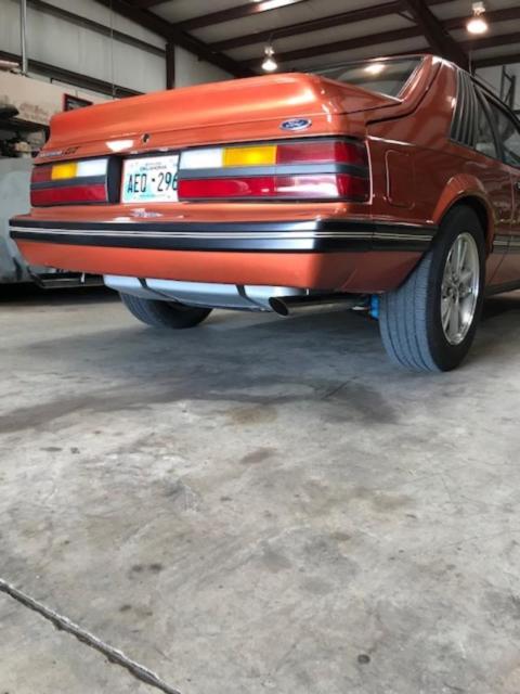 1984 Copper Ford Mustang Fastback