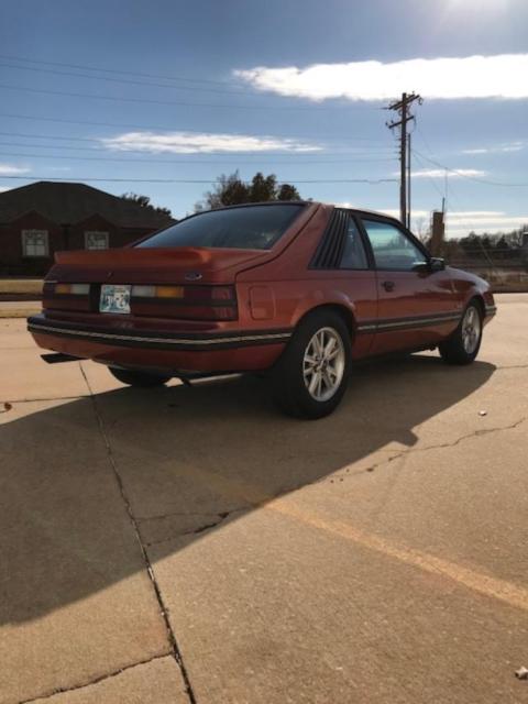 1984 Copper Ford Mustang Fastback