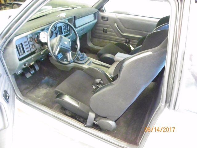 1984 White Ford Mustang Fastback