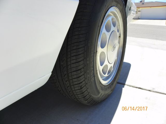 1984 White Ford Mustang Fastback