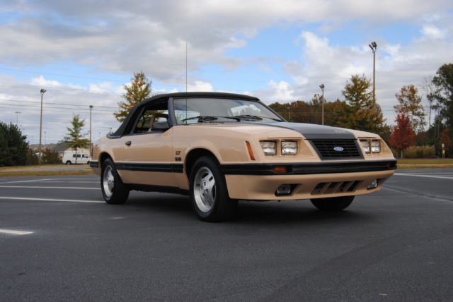 1984 Light Desert Tan Ford Mustang Convertible