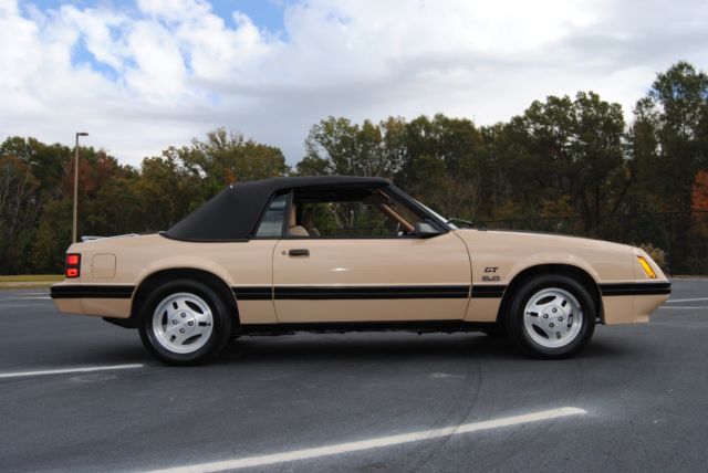 1984 Light Desert Tan Ford Mustang Convertible