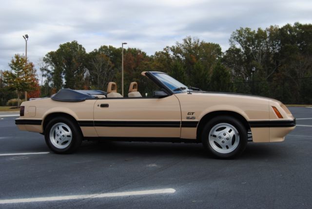 1984 Light Desert Tan Ford Mustang Convertible