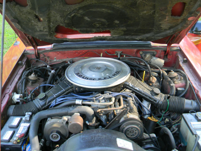 1984 MAROON Ford Mustang