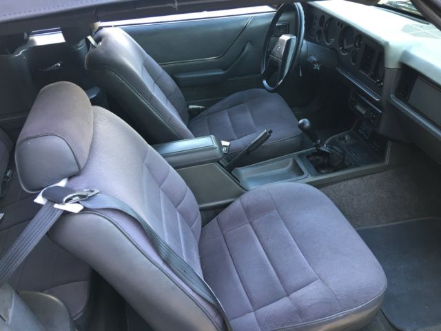 1984 Gray Ford Mustang Convertible