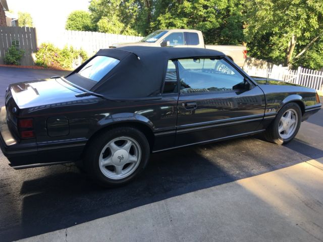 1984 Gray Ford Mustang Convertible