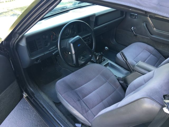 1984 Gray Ford Mustang Convertible