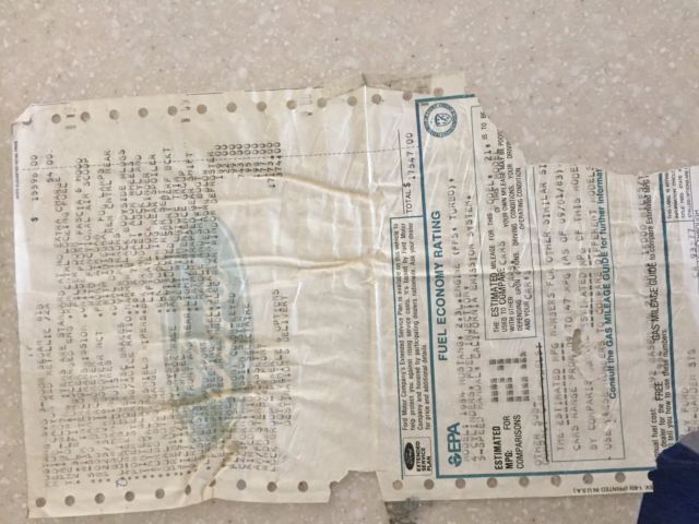 1984 Red Ford Mustang Hatchback