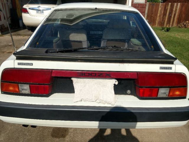 1984 White Nissan 300ZX Hatchback