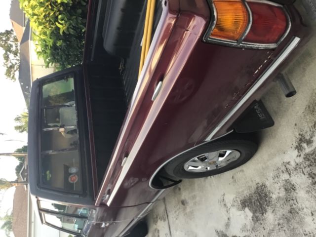 1984 Burgundy Nissan Other Pickups Extended Cab Pickup