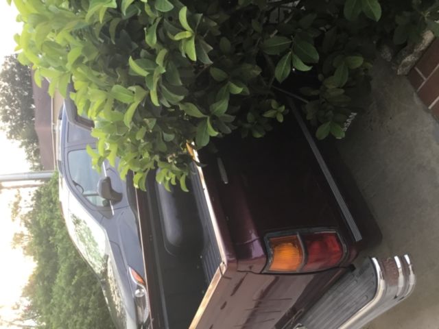 1984 Burgundy Nissan Other Pickups Extended Cab Pickup