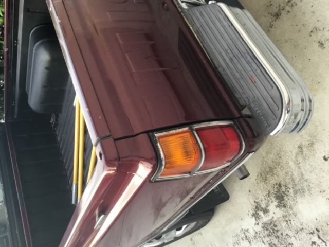 1984 Burgundy Nissan Other Pickups Extended Cab Pickup
