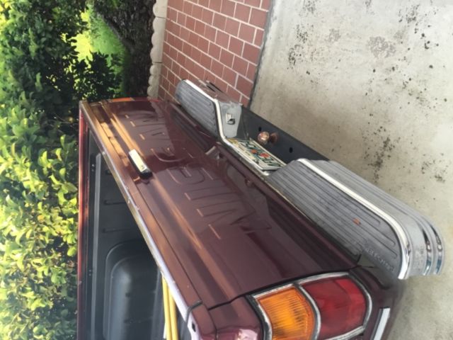 1984 Burgundy Nissan Other Pickups Extended Cab Pickup