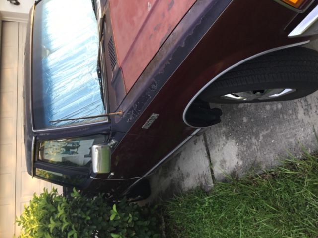 1984 Burgundy Nissan Other Pickups Extended Cab Pickup