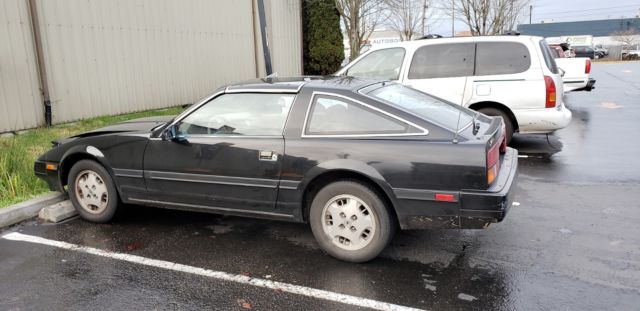 1984 Black Nissan 300ZX Hatchback