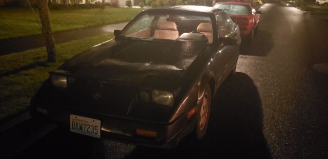 1984 Black Nissan 300ZX Hatchback