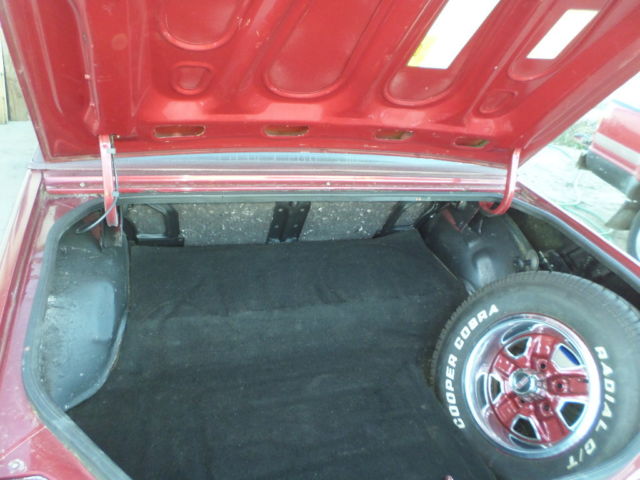 1984 Maroon Metallic Oldsmobile Cutlass Coupe