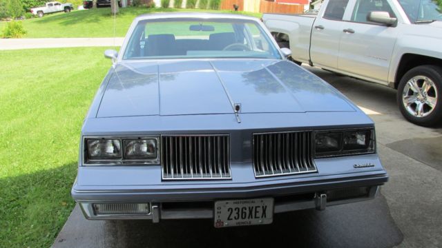 1984 Blue Oldsmobile Cutlass Coupe