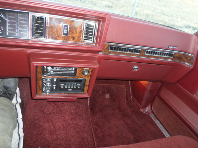 1984 Maroon Metallic Oldsmobile Cutlass Coupe