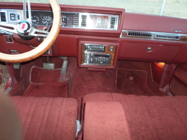 1984 Maroon Metallic Oldsmobile Cutlass Coupe