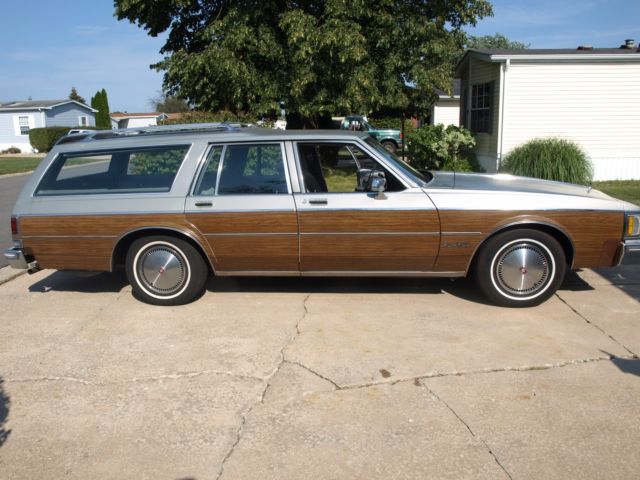 1984 Gray Oldsmobile Custom Cruiser Station Wagon