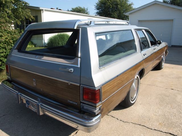 1984 Gray Oldsmobile Custom Cruiser Station Wagon