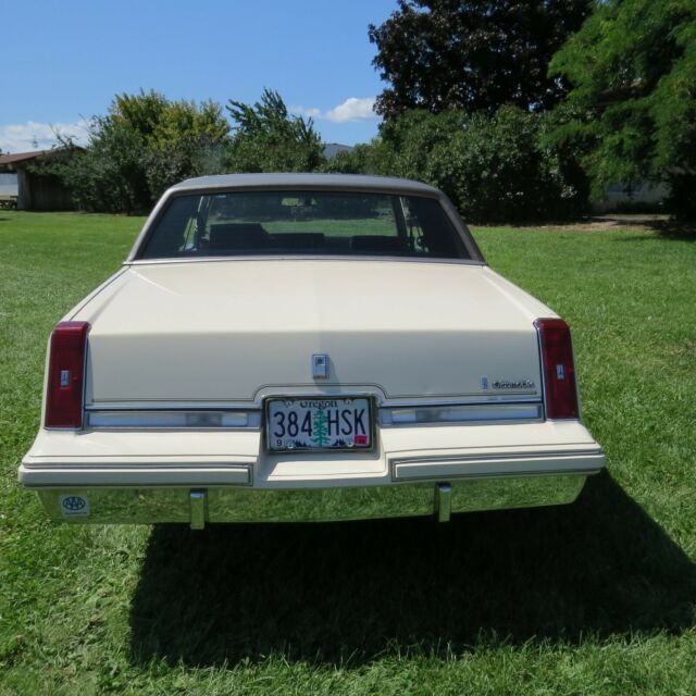 1984 White Oldsmobile Cutlass Coupe