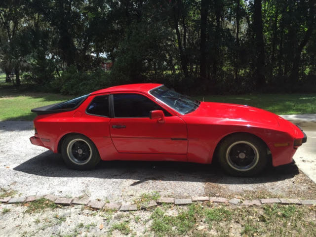 1984 Red Porsche 944 Coupe