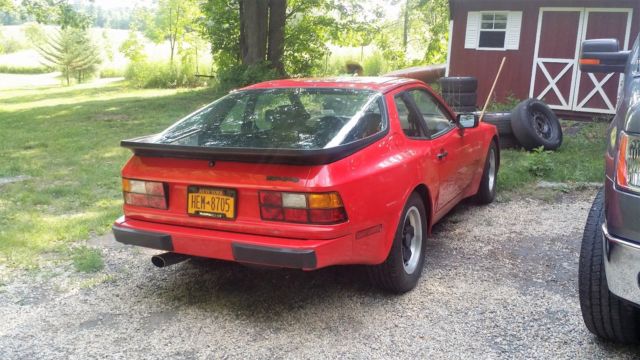 1984 Red Porsche 944 Coupe