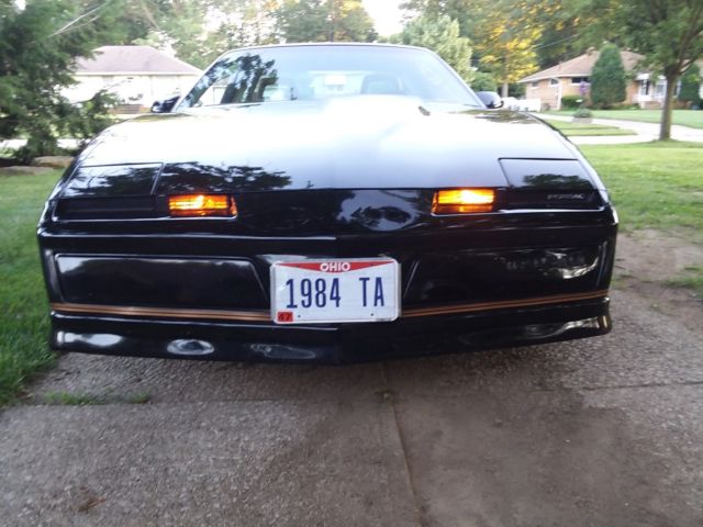 1984 Black Pontiac Trans Am Coupe