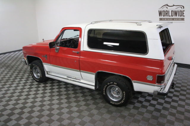 1984 Red Chevrolet Blazer