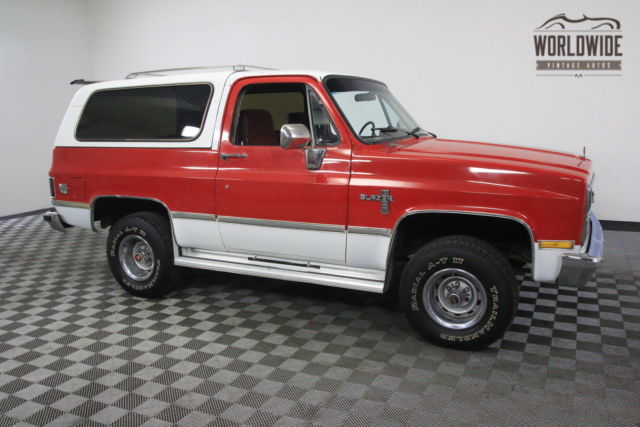 1984 Red Chevrolet Blazer