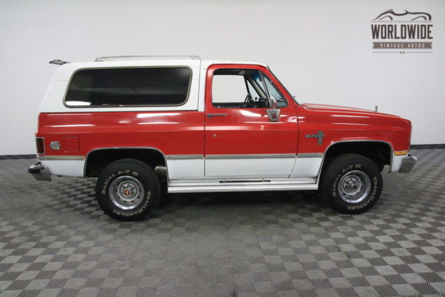 1984 Red Chevrolet Blazer