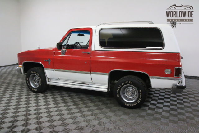 1984 Red Chevrolet Blazer