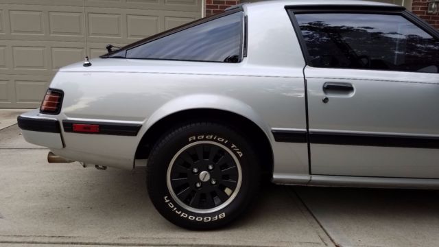 1984 Silver Mazda RX-7 Coupe