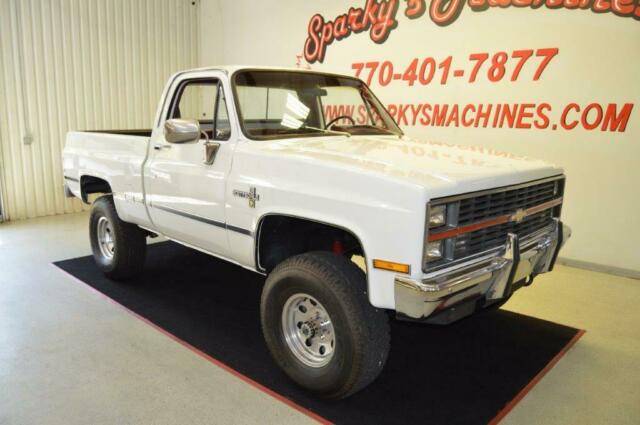 1984 White Chevrolet C-10