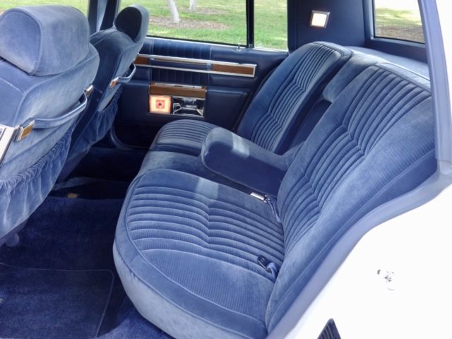 1984 White Cadillac DeVille Sedan