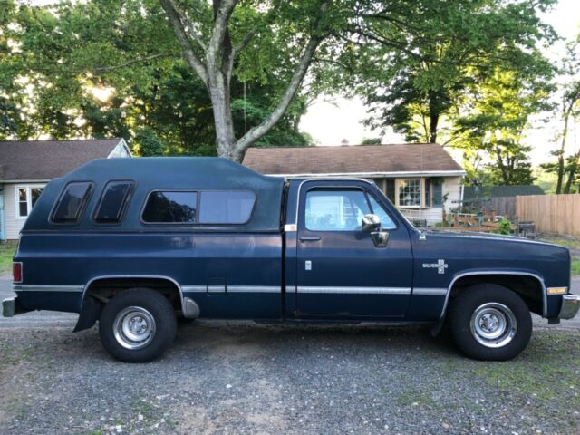 1984 Blue Chevrolet C-10 Standard Cab Pickup