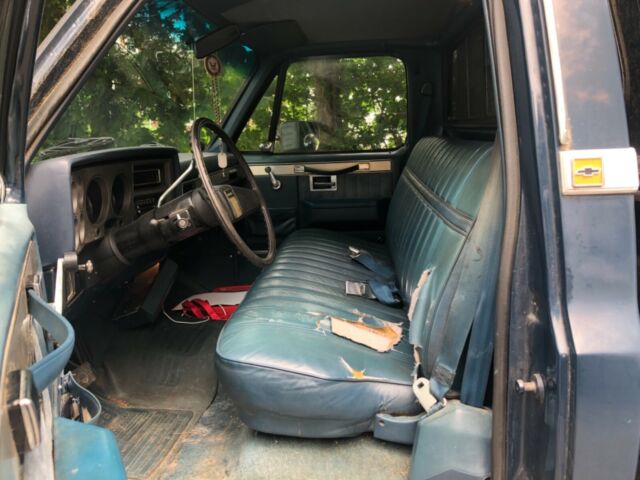 1984 Blue Chevrolet C-10 Standard Cab Pickup
